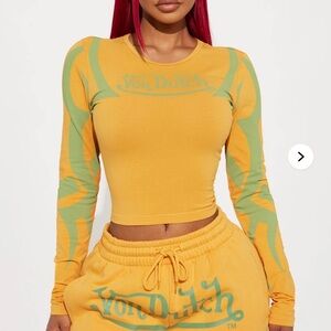 Von Dutch women’s cropped baby tee